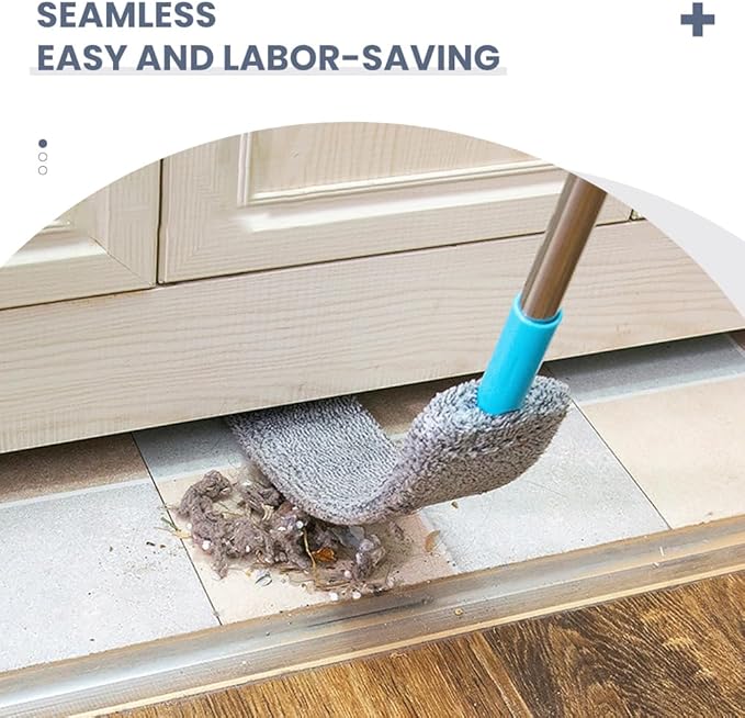 Retractable Gap Dust Cleaner, 2025 New Extendable Microfiber Duster with Bendable & Removable Head, Washable Dusting Brush for Home, Kitchen, Car & Hard-to-Reach Areas (1)