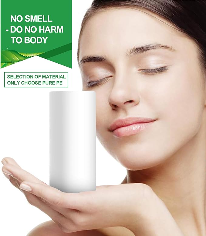 FORID Clear Small Trash Bags, 2.6 Gallon Garbage Bags, Wastebasket Bin Liners 220 Count Plastic Trash Bags for Bathroom Bedroom Office Garbage Can 10 Liters - Durable & Thick Trash Bag