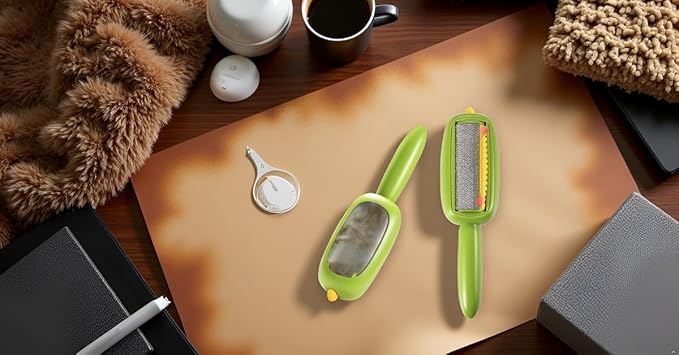 Lint and pet Hair Remover,Pet Hair Removal Glove,Clothe Hair Remover Roller,Reusable Lint Roller for Clothes,Pet Hair Remover for Clothes, Lint Brushes for Clothes(Green)