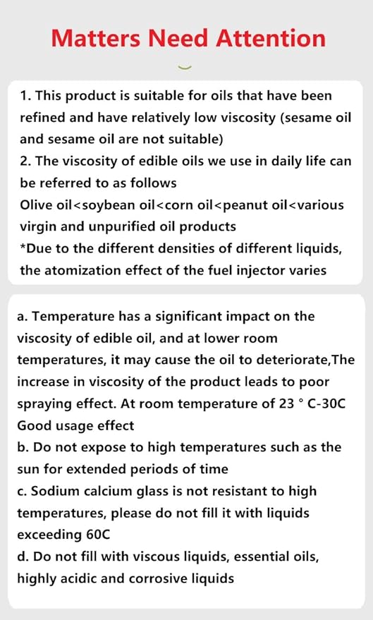 Press the fuel spray bottle,Oil Sprayer for Cooking, 220ml /7.44oz Glass Olive Oil Sprayer, Continuous Spray with Portion Control, Oil Dispenser Bottle for Kitchen, Air Fryer, Frying, Salad, Grill.