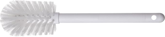 SPARTA 367600TC02 Plastic Household Dish Brush, Dish Brush, Dish Scrub Brush With Lightweight and Break Resistant for Cleaning, 11 Inches, White, 2.5" Width x 2.75" Height (Pack of 6)