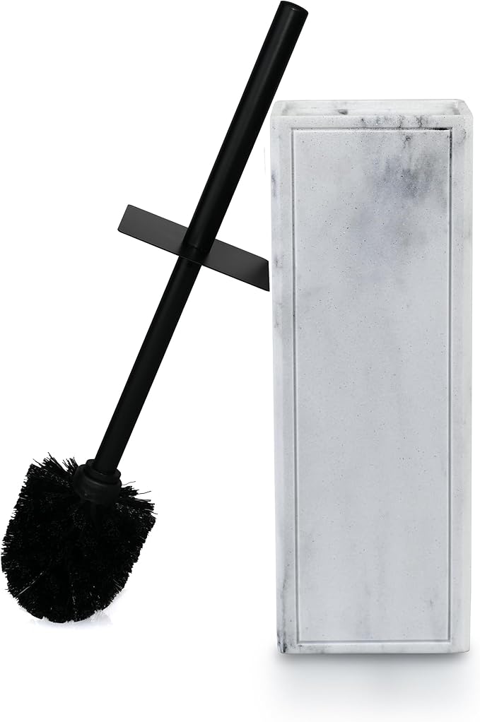 Toilet Brush and Holder Set for Bathroom, Stylish and Durable Cleaning Tool with Modern Design, Compact for Efficient Cleaning