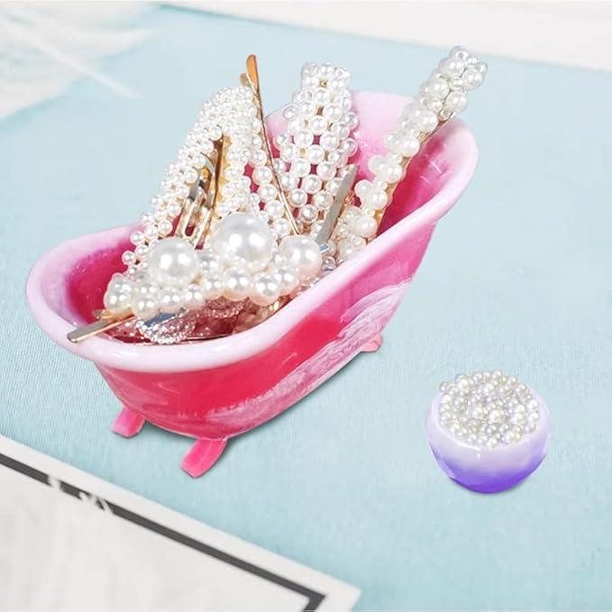 Silicone Molds - Epoxy Resin Molds for Candy, Jewelry, Soap & More - Storage Box with Small Cup Mould