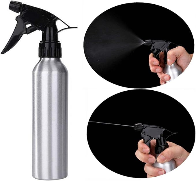 JinYan 250ml Empty Aluminum Spray Bottle,2pcs Reliable Sprayer Empty Spray Bottles Atomizer Mist Perfume for Hairdressing Tattooing Green Soap Flowers Water Sprayer Tool
