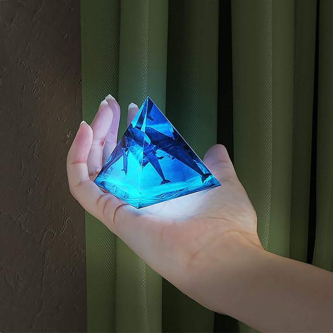 3D Pyramid Candle Molds - Set of 3, Silicone Resin Casting Molds for Craft Supplies