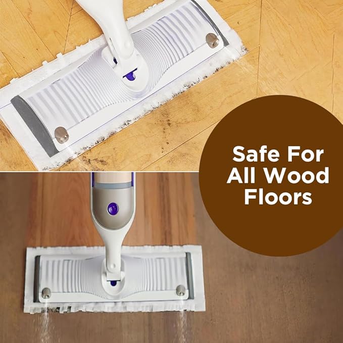 Disposable Mop Pads for S.wiff.er PowerMop Wood Mopping Pad Refills - 20 Pack | Wood Floor Cleaning Pads | Absorb and Lock Dirt | Safe on Finished Floors