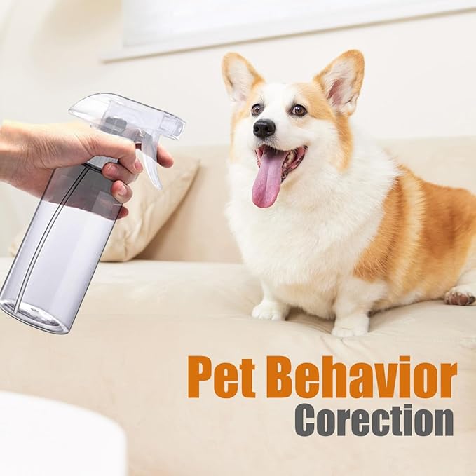 JohnBee Spray Bottles - 16.9oz/2Pack - Premium Adjustable Spray Bottles for Cleaning - No Leak And Clog Mister Spray Bottle - Spray Bottle For Hair, Plants, Pet, Vinegar, And Rubbing Alcohol Reagent