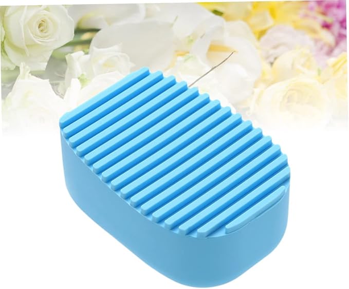 Homoyoyo Candy Color Thick Silicone Laundry Brush Handheld Scrubbing Tool for Clothes Washing Portable Washboard Cleaner Suitable for Home and Travel
