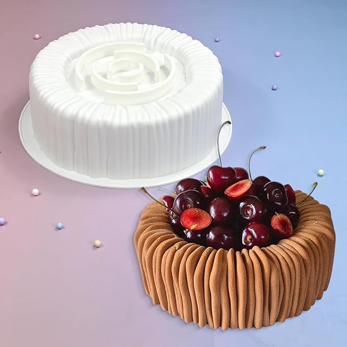 mostsom Silicone Molds for Baking Non-Stick Candy, Chocolate, Cookie, Oreo, Mini Soap, Pudding, Jello, Muffin, Dog Treats Ideal for Cupcakes, Ice Cubes, and Jelly Mold (B_ Cylinder)