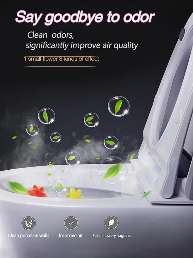 Toilet Gel, 108 Count 9Kinds Of Scent Toilet Cleaner Bowl Gel Stamp Kit Air Freshener