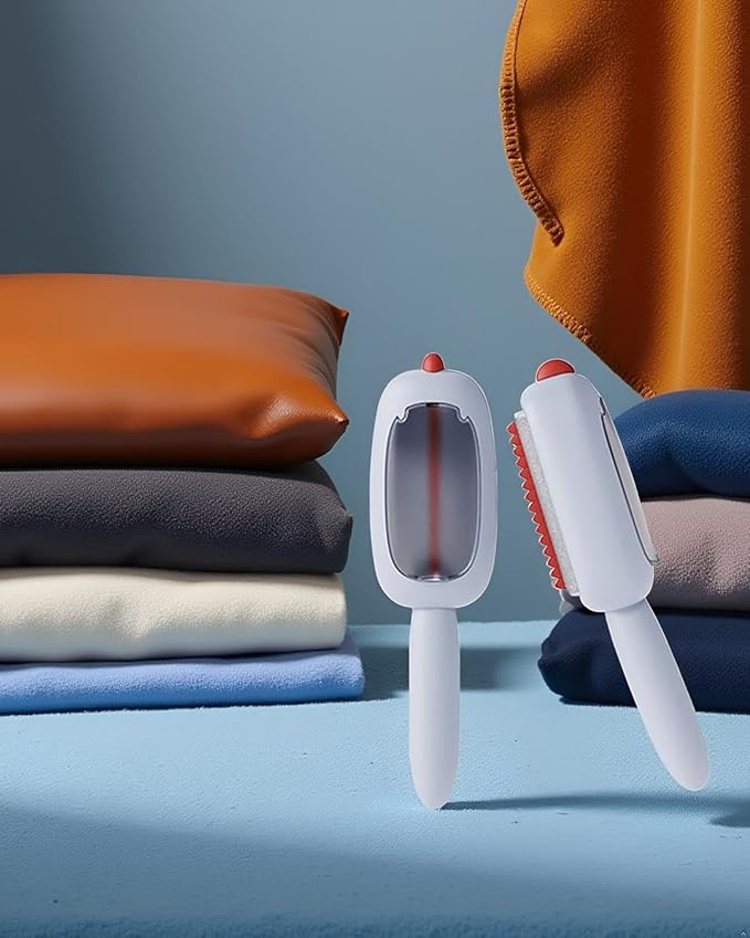 Lint and pet Hair Remover,Pet Hair Removal Glove,Clothe Hair Remover Roller,Reusable Lint Roller for Clothes,Pet Hair Remover for Clothes, Lint Brushes for Clothes(Blue)