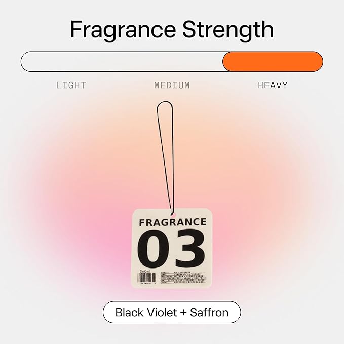 DedCool Air Freshener | Fragrance 03 | For Cars, Closets & Drawers | Hanging Odor Eliminator | Juniper Berries, Pomelo, Saffron | Long-Lasting Scent with Essential Oils | Non-Toxic Fragrance For All