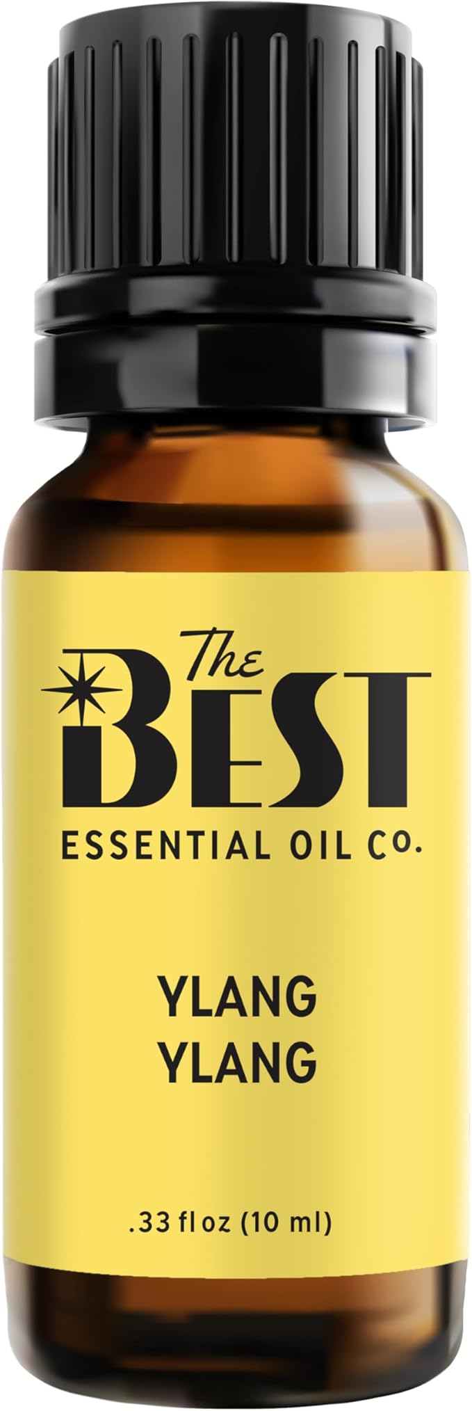 The Best Ylang Ylang Essential Oil Premium Grade- 100% Pure & Natural for Aromatherapy, Diffuser, Spa, Massage, Air Freshener- 10 ml (.33 fl oz)