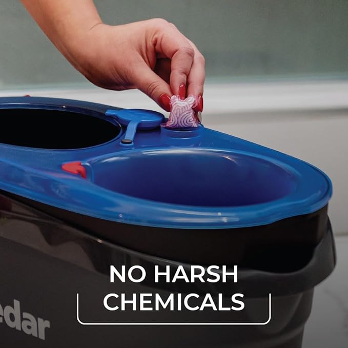 O-Cedar PACS Hard Floor Cleaner, Lavender Scent 10 Count (1-Pack) | Made with Naturally-Derived Ingredients | Safe to Use on All Hard Floors | Perfect for Mop Buckets