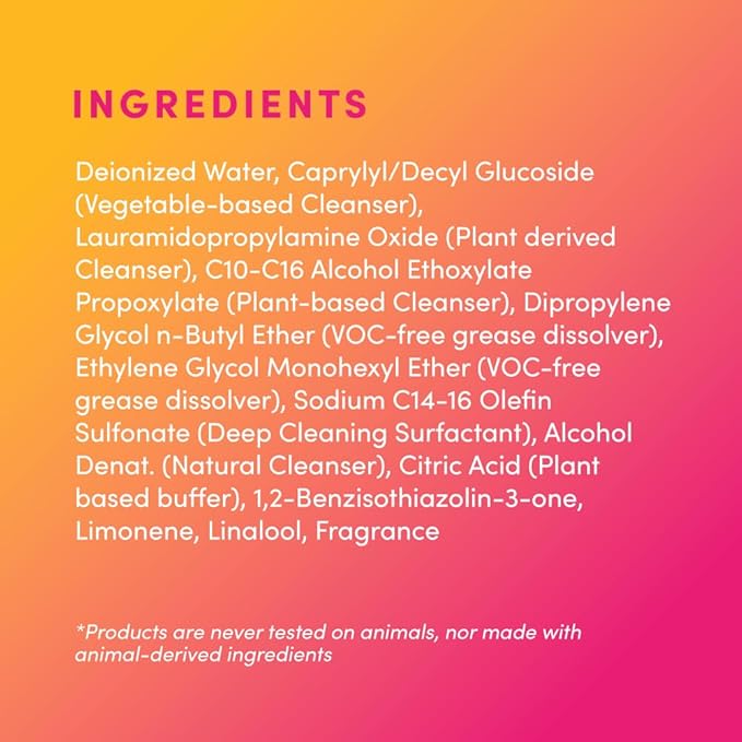 Clean Revolution SuperWash Dish Soap Spray 18oz Refill Supply Container, Ready to Use Formula, Citrus Fragrance, 1 Pack - Made in USA