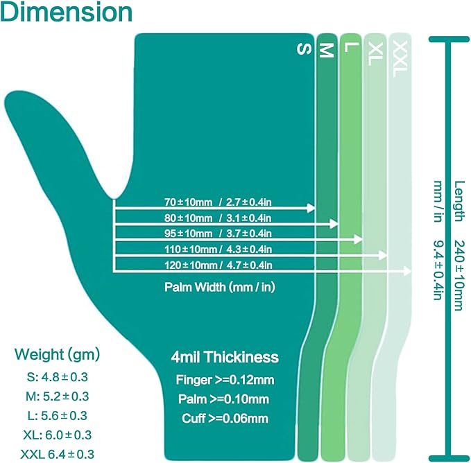 Clear Vinyl Food Safe Disposable Gloves Latex Free Powder Free for Food Prep Handling Cooking Cleaning