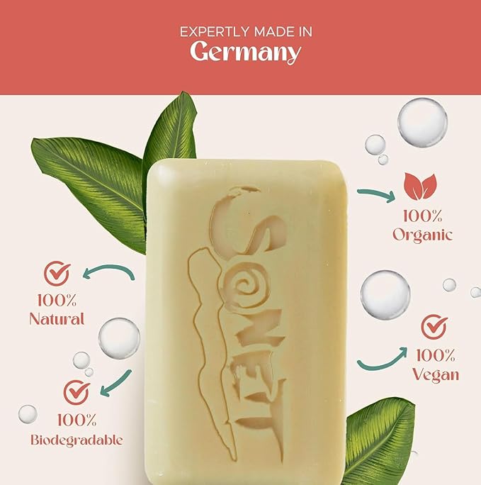 Sonett Organic Traditional Stain Removers Gall Soap, Highly Effective Against Marks Caused By Ink, Blood, Grease, Fruit.. (Pack of 1)