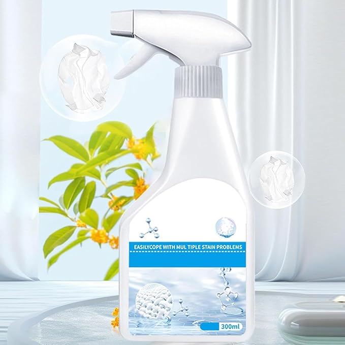 Wondolla Stain Remover, Laundry Stain Remover Emulsifier, Dry Clean-on-the-Go Spray No Water