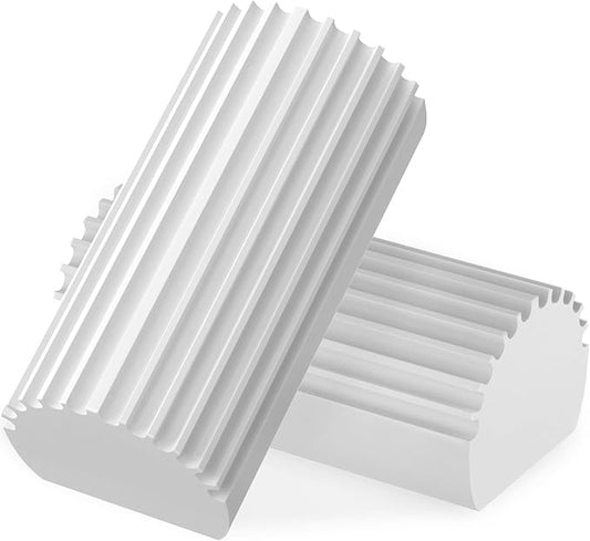 2-Pack Damp Clean Duster Sponge, Sponge Cleaning Brush, Duster for Cleaning Blinds, Glass, Baseboards, Vents, Railings, Mirrors, Window Track Grooves and Faucets