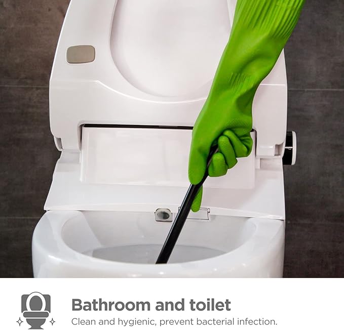 Rubber dishwashing gloves 3 or 6 Pairs for kitchen,Cleaning washing dish gloves long for household reuseable durable.