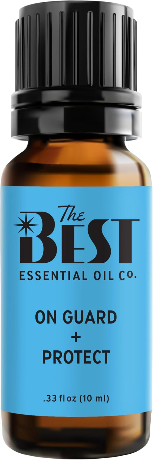 The Best On Guard + Protect Essential Oil Blend- Premium Grade- 100% Pure & Natural for Aromatherapy, Diffuser, Spa, Massage, Air Freshener- 10 ml (.33 fl oz)