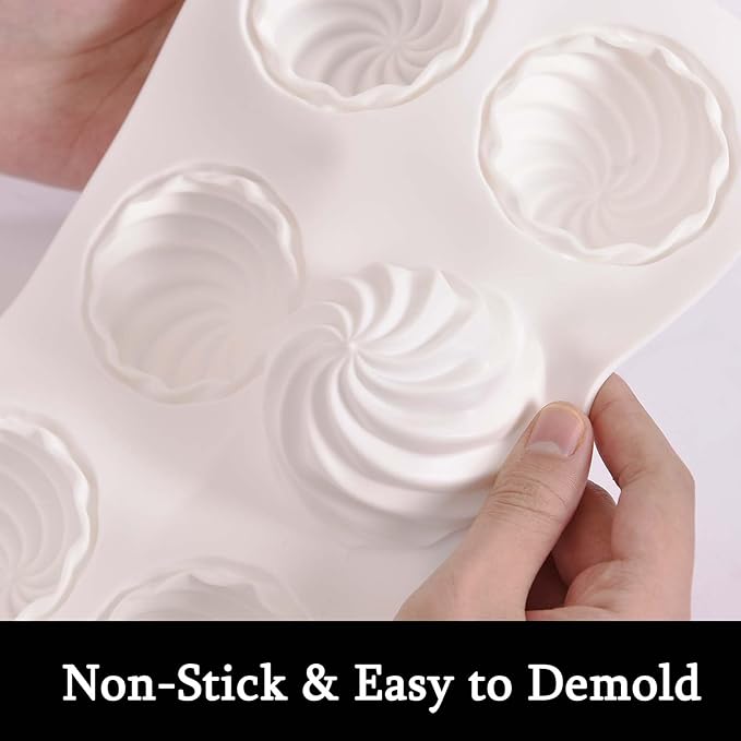 Chocolate Flowers Silicone Mousse Cake Molds, Cheesecakes Truffles Brownie Pops Silicone Molds 12-Cavity Dessert Molds Great for Baker Pastry