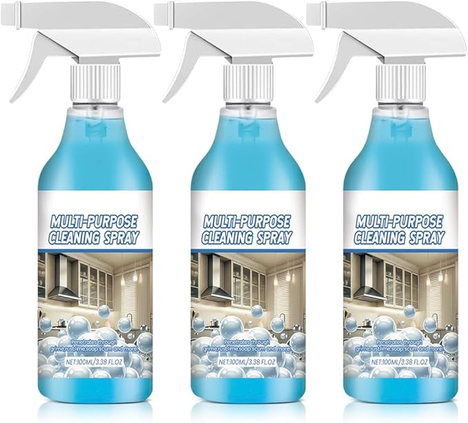 Spray Splash Cleaner, 2026 Upgrade Multi-Purpose Handheld Degreaser, Upgraded Foam Sprays for Ovens, Easy-To-Use Rust Remover for Kitchenware, Grime Remover Spray for Home Family (3)