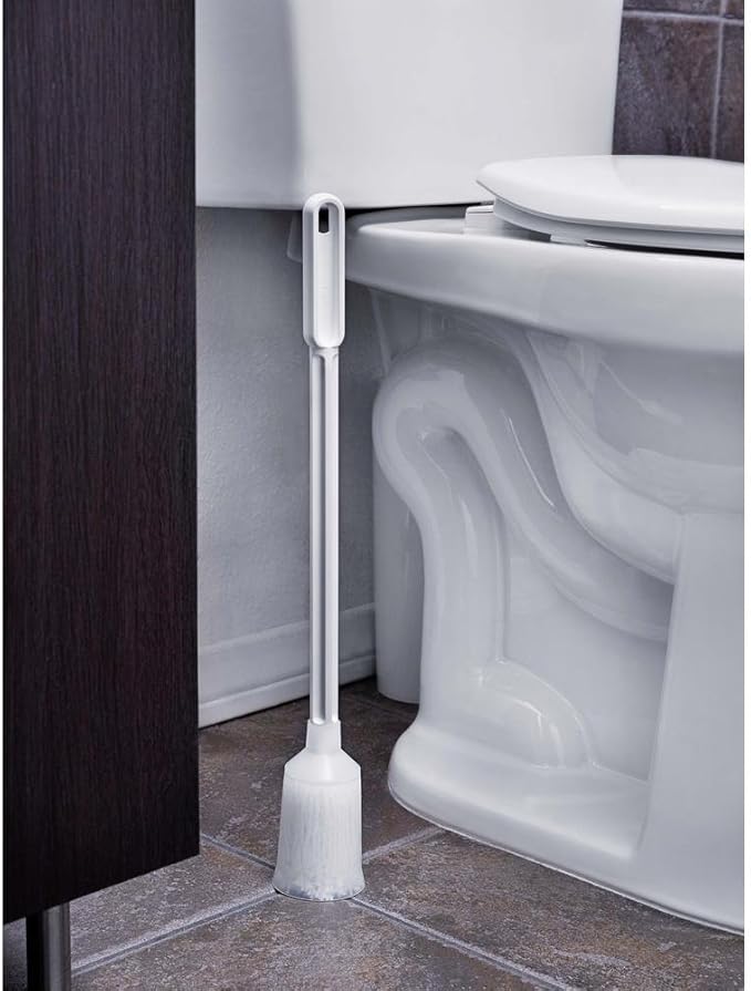 Fuller Brush Toilet Bowl Cleaner Brush – Antimicrobial Toilet Swab with Soft Non-Scratch Head, Long Handle, Deep Cleaning Under Rim (Pack of 1)