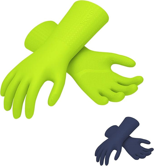 Vgo... Food Handling Gloves,Food Grade TPE,5X Durable for Meat Packing,Commercial Kitchens,Baking(TP1117)