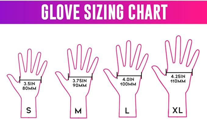 Colortrak Disposable Vinyl Gloves, Single-Use, Latex-Free, Powder-Free, Ambidextrous, Black