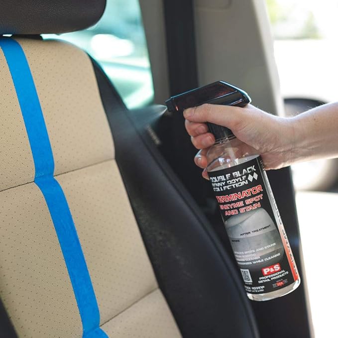 P&S Professional Detail Products - Terminator Enzyme Spot and Stain Remover - Perfect for Deodorizing, Removing Embedded Soils, Grease, Dirt, and Protein Based Stains; Fresh Scent (1 Pint)