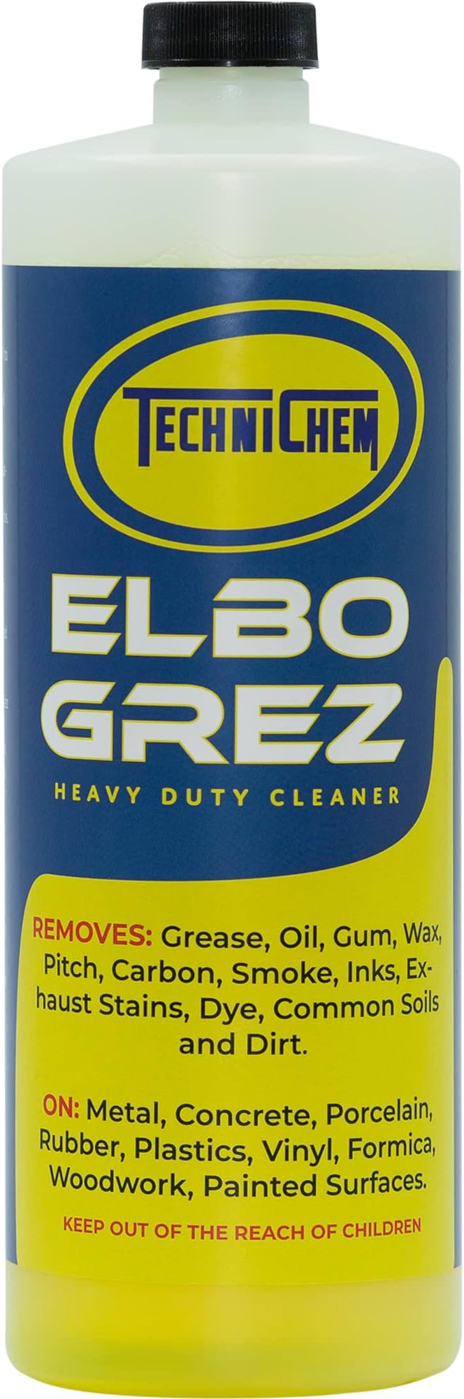 ELBO GREZ Heavy Duty All-Purpose Cleaner & Degreaser Concentrate - Automotive, Restaurant, Residential, Industrial, Commercial and Beyond - Safe and Non-Toxic Formula (32 fl oz)