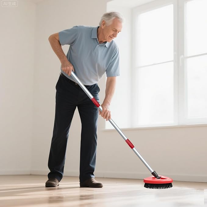 5 Pack Spin Mop Head Replacement for O Cedar EasyWring 1-Tank System,Include 4 Mop Replace Heads + 1 Upgrade Scrubber Brush, 100% Microfiber Mop Refills Deep Cleaning Machine Washable