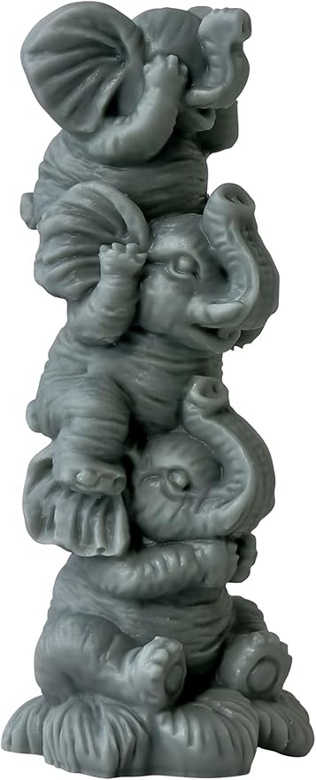 Elephant Molds Animal Resin Mold - Resin Casting Silicone Molds for Home Decor & Candle Making Wave Spiral Mold