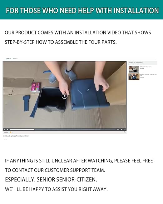 Dog Poop Trash Can Outside – 20L Outdoor Pet Waste Bin with Foot Pedal Lid, Removable Inner Bucket & 100 Bags – Waterproof, Odor Control Trash Can for Backyard, Patio, Garden