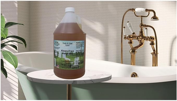 Naturally Preformed Enzyme Cleaner, Enzyme Solution, Multi-Purpose Cleaner, Laudry Additive, and More - Ready -To-Use - Fresh and Clean Scent - 128oz (1 Gallon) - Pack of 2