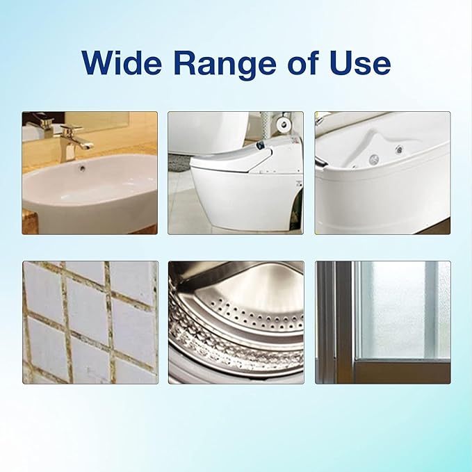 APULITO Household cleaner Gel for Bathroom Shower Kitchen Tile Sink Countertop 10 Fl Oz (Pack of 2)