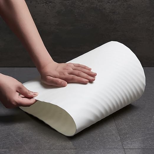 Small Bathroom Trash Can 1.8 Gallon Waste Basket 2 Pack Garbage Can for Toilet Office Bedroom, White