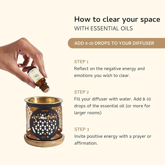 Palo Santo + Cinnamon, Sandalwood, Palo Santo + Lavender Essential Oil Diffuser Blend | 3 x 0.33 fl oz /10ml | Aromatherapy | Smudging | Air fresheners for Home | Meditation Accessories