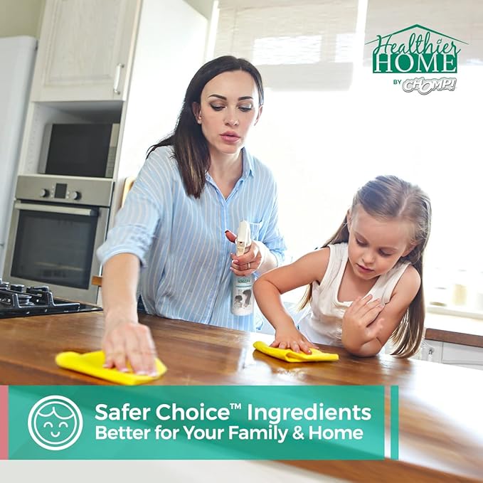 CHOMP! Cleaner Degreaser Concentrated Refill: Healthier Home's Kitchen & Home Multi Purpose Degreasing Deodorizer & Stain Remover for, Kitchens, Appliances, Stoves, Ovens, Counters, Floors, Autos 1 G