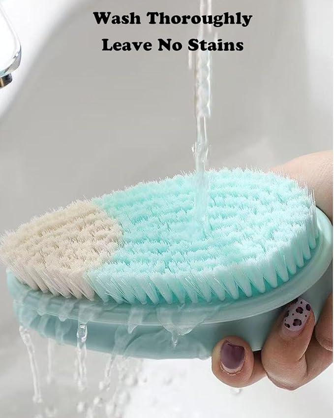 Cleaning Scrub Brushes Laundry Brush Soft Bristle Scrubbing Brush Clothes Brush Removes Stains from Fabrics Cleaning Brush Scrubber Brush for Fabric,Carpet,Clothes - 2 Pack