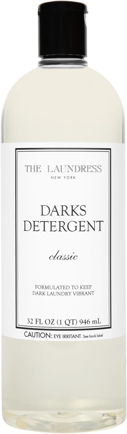 The Laundress Darks Detergent, Concentrated Laundry Detergent Liquid, For Rich Vibrant Colors, Tough on Stains, Classic Scent, 32 oz.