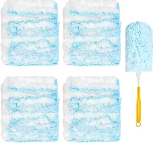 360 Degree Dusters Refills,Heavy Duty Duster Refills, Disposable Replacement Head for Cleaning, Multi Surface Refills, 30 Count Blue