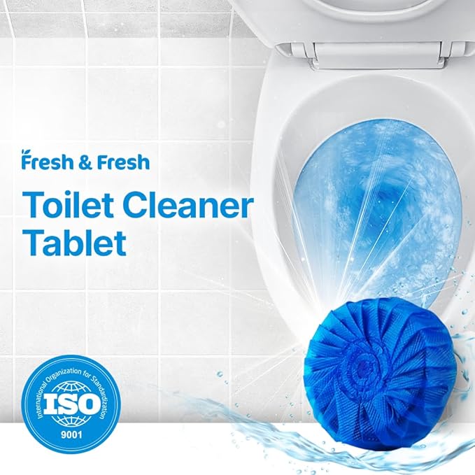 Disposable Toilet Bowl Cleaners(150 Tablets) Odor Eliminator, Fresh Scent, Multipurpose Residential and commercial Toilet Cleaners 2-3 week Lasting Toilet Bowl Cleaner