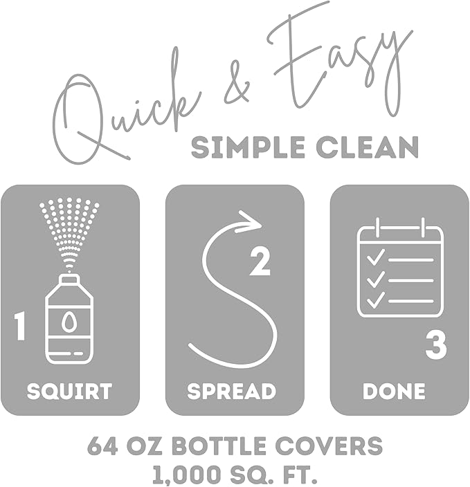 Quick Shine Multi Surface Floor Finish 64oz | Cleaner & Polish to use on Hardwood, Laminate, Luxury Vinyl Plank LVT, Tile & Stone | Safer Choice w/Clean Shine Technology | Shine-Protect-Refresh