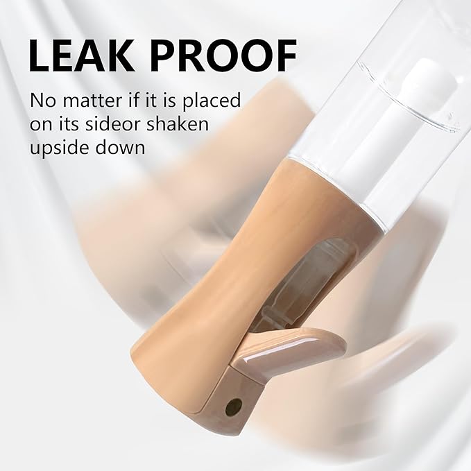 Spray Bottle for Hair Continuous Ultra Fine Mist (200ml) 360° Multi Spray Bottle for Plants, Cleaning, Skin Care Leakproof & Durable 2 Pack