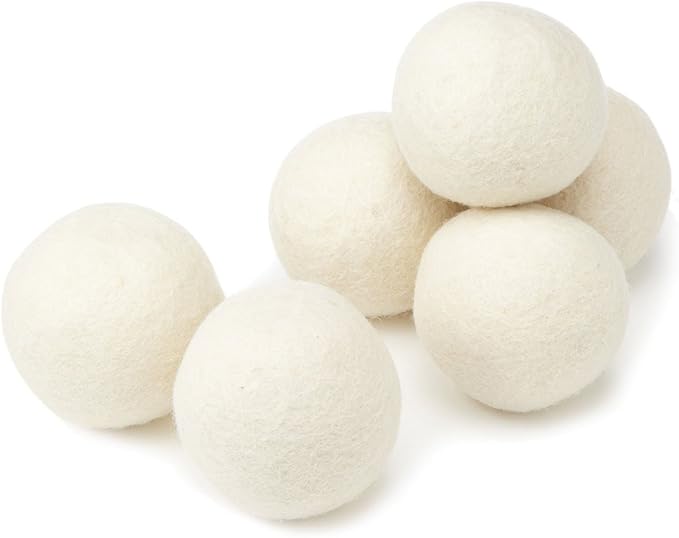 Wool Dryer Balls for use as Natural Fabric Softener