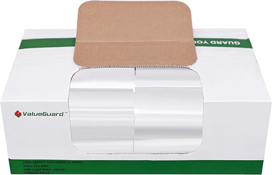 Trash Can Liner - Wholesale 1000 Count Garbage Bags on Perforated Roll 10-15 Gallon Multipurpose for Office Bathrooms Business Home Commercial and Industrial Needs