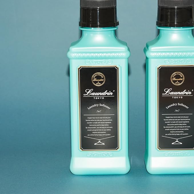 Laundrin Laundry Softener No.7, 2pk - Fabric Softener Liquid - Eco-Friendly & Plant-Based Softener - Laundry Scent Boosters - Laundry Fabric Softener - Fabric Scent Softener, Health & Household
