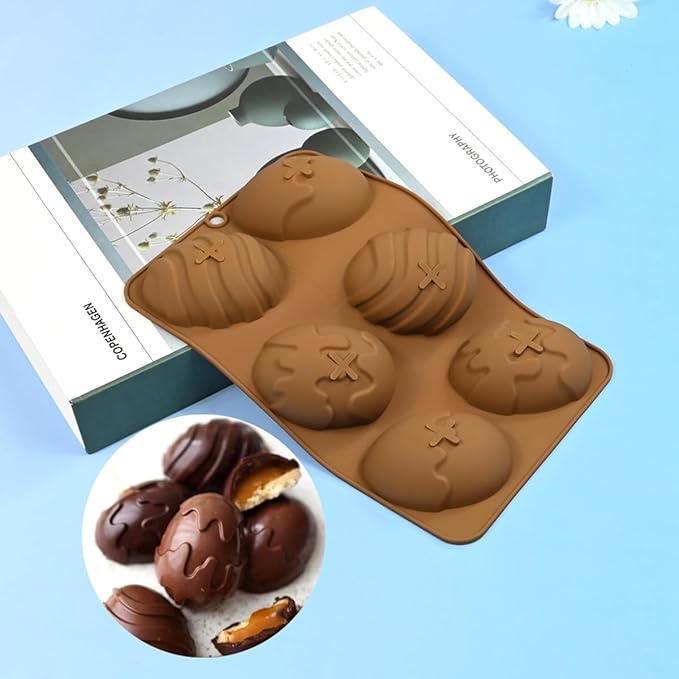 mostsom Silicone Easter Egg Baking Mold - Non-Stick Chocolate, Cake, Jelly, Mousse Molds, Truffle & Ice Cube Mold for Candy Making - Easy Release, Durable (G_ Easter Egg)